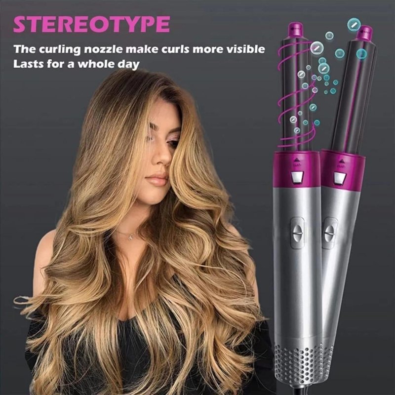 5 - in - 1 Ionic Hair Styler & Curler Pro – Anti - Frizz Multi - Styling Tool - Nyara