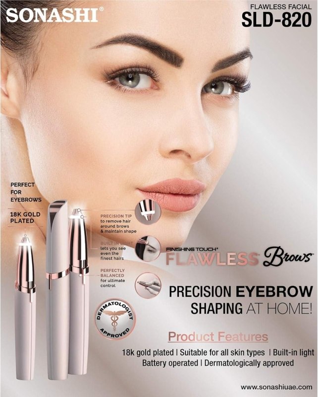 Flawless Eyebrow Trimmer for Women | Precision Hair Removal Tool - Nyara