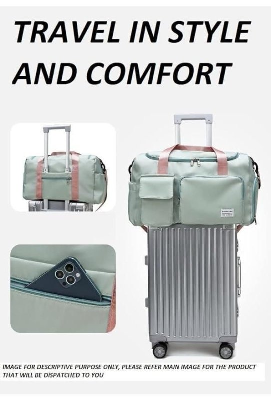 Multi - Purpose Duffle Bag with Shoe Compartment | Travel, Gym & Sports Bag for Men & Women - Nyara