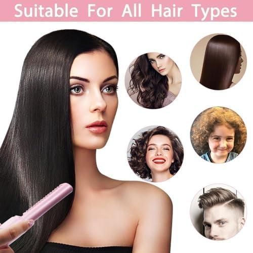 Rechargeable Hot Comb Hair Straightener | Compact Styling Tool - Nyara