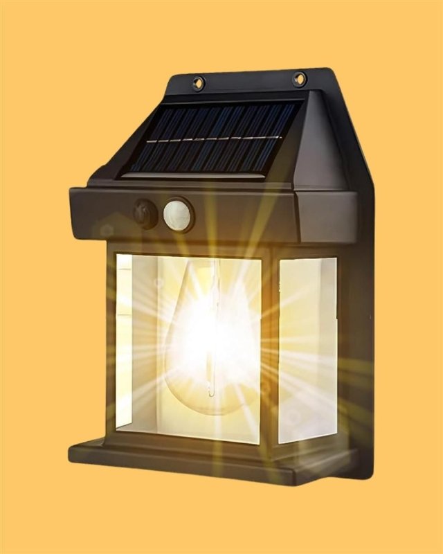 Solar Outdoor Wall Light | ABS Eco - Friendly Garden Lamp - Nyara