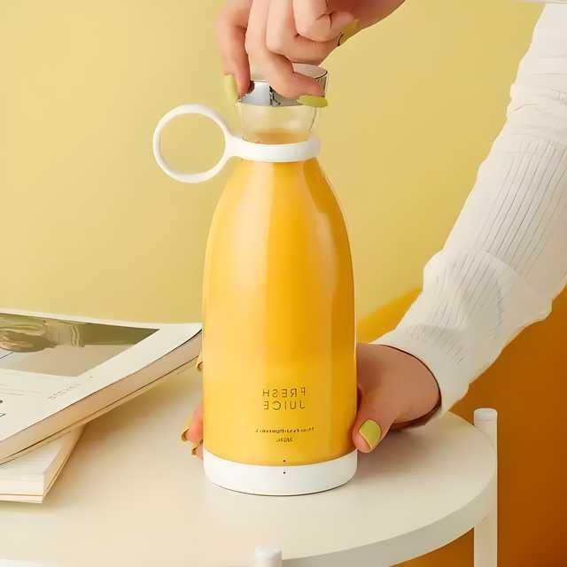 Travel Portable Mini Juice Blender | USB‑Rechargeable 380 ml Mixer - Nyara