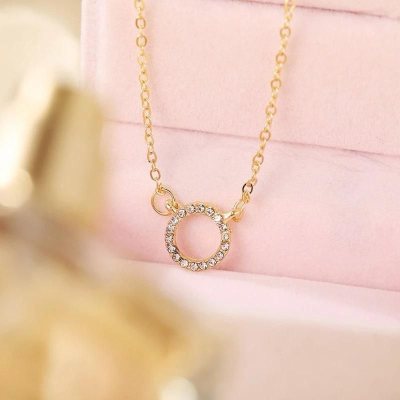 Women's Stone Pendant with Chain Micro Plating - Nyara