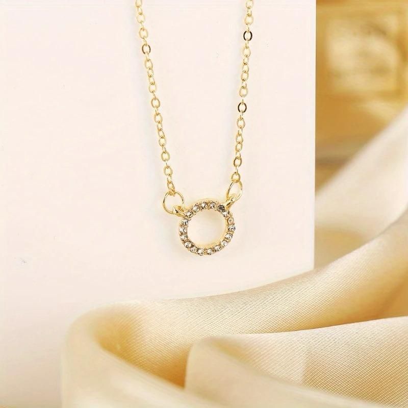 Women's Stone Pendant with Chain Micro Plating - Nyara