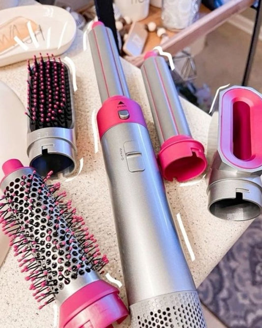 5 - in - 1 Ionic Hair Styler & Curler Pro – Anti - Frizz Multi - Styling Tool - Nyara