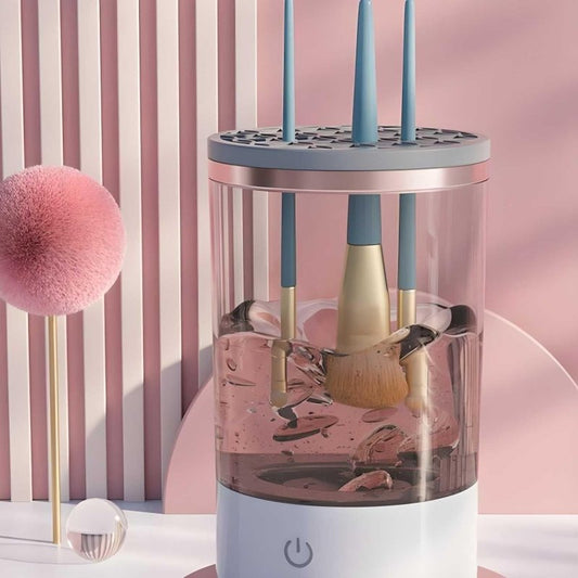 Electric Makeup Brush Cleaner | USB Rechargeable Deep Clean Hub - Nyara