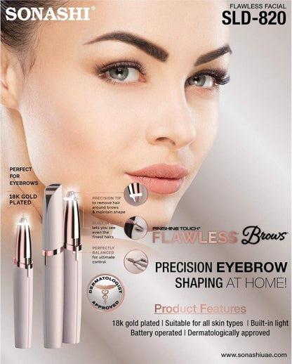 Flawless Eyebrow Trimmer for Women | Precision Hair Removal Tool - Nyara