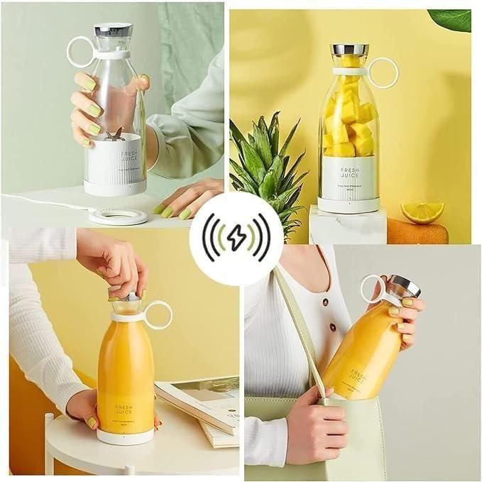 Travel Portable Mini Juice Blender | USB‑Rechargeable 380 ml Mixer - Nyara
